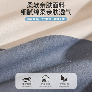 Ensemble de literie pour dortoir étudiant 1,2 m, trois pièces, teinture réactive, coton respirant, motif de dessin animé - Product Image 5