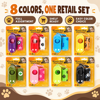 Distributeur de sacs à déjections pour animaux de compagnie, support portable pour crottes de chien, clip de laisse, rouleau pour promenades en extérieur, randonnée, voyage, accessoire de nettoyage