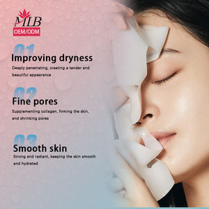 Großhandel Hydrolysierte Kollagen Gesichts masken Beauty Sheet Feuchtigkeit spendende Anti-Aging-Gesichtshaut Hydro gel Crystal Sheet <span class=keywords><strong>Mask</strong></span> - Product Image 4