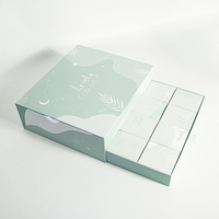 Calendrier de l'Avent personnalisé en usine, 7, 12 ou 24 jours, boîte de calendrier de l'Avent de Noël, calendrier de l'Avent de luxe pour le Ramadan, boîte cadeau pour bijoux