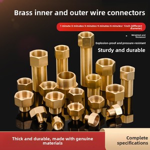 Raccord de tuyauterie en laiton massif avec filetage mâle pour l'eau domestique, vente en gros directe usine, ODM, OEM, logo personnalisé - Product Image 5
