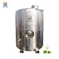 Chine fournisseur inox acier inoxydable fermenteur réservoir de stockage pour vin cidre jus esprit