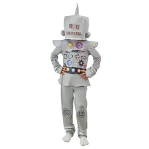 Luolan <strong>New</strong> Halloween Children's TV <strong>Movie</strong> <strong>Robot</strong> Cosplay Costume Sets for School Performances Unisex Suits 120-140cm Cartoon Style - Product Image 1