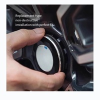 Adecuado para la modificación de la cubierta delantera de la llanta de levitación magnética original del coche BMW, personalización del soporte central de la llanta.