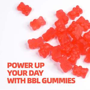 Gummies BBL pour les fesses, pêche naturelle, pour des hanches plus rondes et une silhouette plus voluptueuse, 60 gummies, complément alimentaire - Product Image 3
