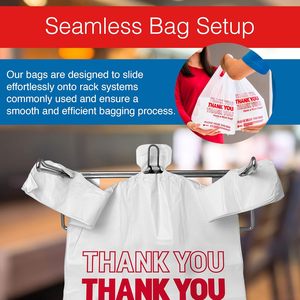 Bolsas de Plástico Tipo Camiseta de Agradecimiento de Tamaño 1/8 de Shandong Biopartner, Bolsas de Plástico para Supermercado, Bolsas de Plástico para Compras - Product Image 3