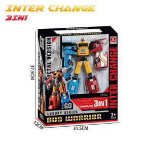 2025 새로운 변형 5 in 1 공룡 경찰 자동차 엔지니어링 차량 트랙터 트레일러 버스 액션 피규어 장난감 아이 로봇 - Product Image 3