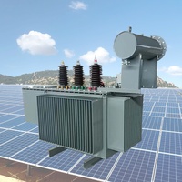Transformateur solaire triphasé 0,4 kV 0,69 kV vers 11 kV 33 kV, transformateur élévateur de tension