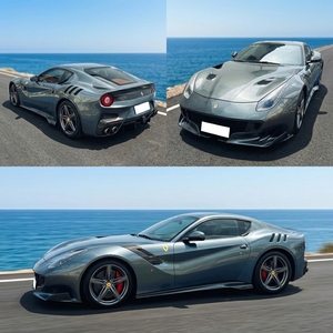 Kit de conversion 1:1 parfaitement adapté pour <span class=keywords><strong>Ferrari</strong></span> <span class=keywords><strong>F12</strong></span> vers <span class=keywords><strong>F12</strong></span> TDF, pare-chocs de voiture en fibre de carbone de haute qualité, programme aérodynamique, <span class=keywords><strong>prix</strong></span> d'usine - Product Image 5