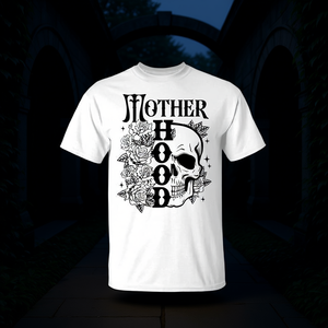 Camiseta gótica con estampado de calavera y rosas para mamá, estilo Motherhood - Product Image 3