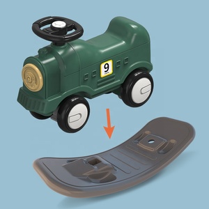 Commercio all'ingrosso multifunzione 2 IN 1 <span class=keywords><strong>bambini</strong></span> IN plastica treno <span class=keywords><strong>equitazione</strong></span> cavallo a dondolo giro su giocattoli per <span class=keywords><strong>bambini</strong></span> giocattoli veicolo - Product Image 3