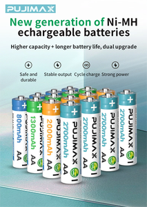 PUJIMAX Venta caliente 16PCS <span class=keywords><strong>AA</strong></span> 1300mAh 1,2 V Batería recargable <span class=keywords><strong>AA</strong></span> Nimh Batería para juguetes Karaoke Micrófono Auto Puertas - Product Image 2