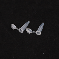 Tube à centrifuger conique transparent de 50 ml, fabriqué en PP de qualité médicale, certifié ISO9001, erreur permise de 0,01 mm