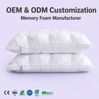 Oreiller cervical ergonomique moderne en alternative au duvet 3D, lavable, pour hôtels cinq étoiles