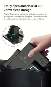 Clearance Sales Portable 3 in 1 Charging <b>Wireless</b> Station for Smartphones Folding Charger Stand for Watch Dock Charger - Product Image 6