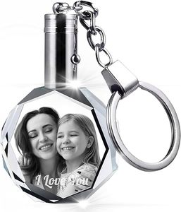 30mm Personalized Key Chain With Engraving Large Initial Charms for Key Chains Key Chain Laser Etching Blanks