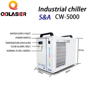 Refroidisseur d'air et d'eau industriel QDLASER <span class=keywords><strong>CW5000</strong></span> pour machine de gravure et de découpe laser CO2, refroidissement de tube laser 80W 100W - Product Image 4