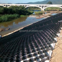 Géocell en plastique nid d'abeille HDPE texturé et perforé, prix fabricant, grille de gravier, géocell pour route