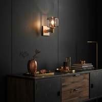 Lampe murale LED Seeky Crystal avec variateur d'intensité pour chambre à coucher