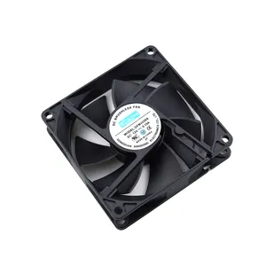 Low Noise 24 Volt Dc Air Cooler Cpu Brushless 8025 12v Dc Fan 80x80x25mm