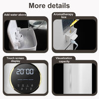 Humidificateur domestique 8L, type sur pied, faible bruit, ultrasonique, purification UV, atomiseur d'air