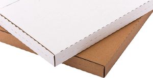 Ghi lại bưu phẩm 13 "L x 13" W x 1 "L <span class=keywords><strong>LP</strong></span> Album gửi thư hộp, 25 gói Vinyl vận chuyển hộp, trắng các tông sóng hộp quà tặng với FR - Product Image 4