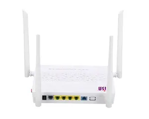 Ont modem de fibra gpon, banda dupla, 2.4g 5g 4ge + 1tel + 1usb 802.11ac wifi gpon onu ftth