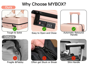 กระเป๋าเดินทางแบบแข็ง อลูมิเนียม ล้อหมุนได้ พร้อมพอร์ต USB และที่<span class=keywords><strong>ว</strong></span>างแก้ว ป้องกันรอยขีดข่วน ป้องกันการโจรกรรม ได้รับการรับรองจากสายการบิน - Product Image 4