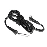 Câble d'alimentation pour ordinateur portable 5,5x2,5 mm, adaptateur secteur, cordon 18AWG, prise jack DC pour ordinateur portable avec blindage tressé en stock
