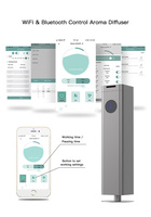 Diffuseur de parfum commercial intelligent avec application, diffuseur d'arômes électrique sans eau, diffuseur d'huiles essentielles pour hôtel avec parfum de luxe