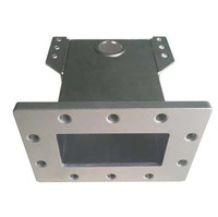 Industrieller Automobil-Mikrowellenisolator und -Zirkulator mit 2450 MHz Wellenleiter WR340 BJ26 aus Aluminium und Messing sowie Wasserlast