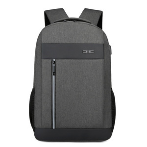 Sac à dos professionnel pour homme, sacoche pour ordinateur portable personnalisable, sac à dos avec port USB pour ordinateurs portables de 15,6 pouces - Product Image 1