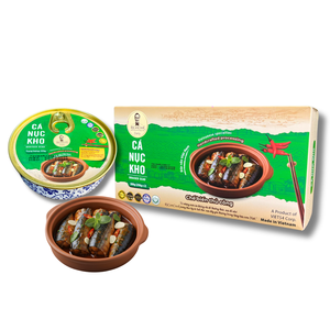 Plat vietnamien traditionnel de scad braisé prêt à consommer pour accompagnements de riz 500g (250g x 2) Sans conservateurs - Product Image 1
