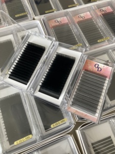 ขนตาปลอมแคชเมียร์แบบ Private Label หนาฟู สีดำด้าน เรียบลื่นดุจขนมิงค์ ทำมือ ง่ายต่อการต่อเป็นพัด ไม่ทดลองกับสัตว์ - Product Image 6