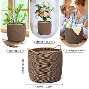 Décoration murale pour la maison, objets suspendus anciens, paniers à linge en rotin faits à la main, fabricants de plateaux en osier - Product Image 2
