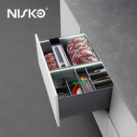 Nouveau design de haute qualité de stockage de cuisine panier coulissant de cuisine