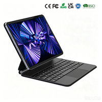Coque Clavier pour iPad 10e génération 10,9 pouces A16 11 pouces Clavier sans fil avec support magnétique et pavé tactile multi-touch