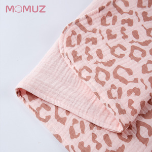 <span class=keywords><strong>Accappatoio</strong></span> in garza di cotone con cappuccio per neonati, asciugamano assorbente da bagno con motivo a lettere - Product Image 2