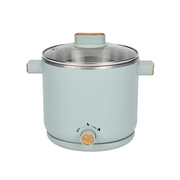 Cooking Pot Electric Factory Wholesale 1.5L New Plastic PP ABS Mini Electric Cooker Hot Pot Cooking Pot As Present