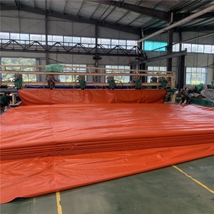 Blu arancione telone produttore OEM prezzo pesante <span class=keywords><strong>telo</strong></span> in plastica <span class=keywords><strong>impermeabile</strong></span> telone in polietilene <span class=keywords><strong>per</strong></span> copertura esterna - Product Image 2