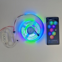 Lampu Strip LED Tembaga COB 24V 840D/M RGBCW IC 2805 14P/M, Dapat Diatur, Dapat Dipotong, Fleksibel, Untuk Dalam Ruangan/Bar/Gudang/Kamar Tidur