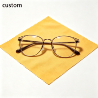 Chiffon de nettoyage en microfibre avec impression de logo personnalisé, chiffon de nettoyage pour lunettes, doux, de haute qualité, pour nettoyer les verres, les lunettes de soleil, les lunettes de vue
