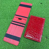 Prêt à expédier nouveau Design en cuir PU Golf Score porte-carte Yardage livre couverture Golf cadeau accessoire