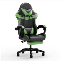 Chaise de bureau de jeu réglable et pivotante Chaise de jeu pour ordinateur avec barre Internet