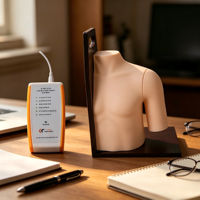 Modèle d'entraînement électronique pour injection intra-articulaire de l'épaule, modèle de torse d'épaule humaine simulé avec contrôleur d'alarme