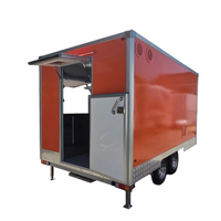 Remorque commerciale mobile avec cuisine complète, chariot alimentaire, remorques de concession d'occasion
