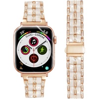 Cangkang kura-kura tali gelang Resin pengganti untuk jam tangan Apple Seri 9 8 41MM 45MM 49MM