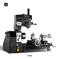 Centre de tournage de fraisage de forage de tour combiné CT300 à usage moyen pour le métal