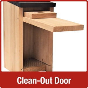 <span class=keywords><strong>Prodotti</strong></span> di uccelli naturali in legno Bluebird Box casa per animali domestici e genere di mobili - Product Image 4