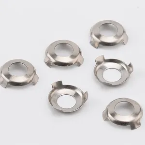 Factory Direct Sale 18Mm X 25Mm 0.5Mm Shim Colorful Aluminum Flat Gasket Serrated Capped Starlock Punched Stainless Washer